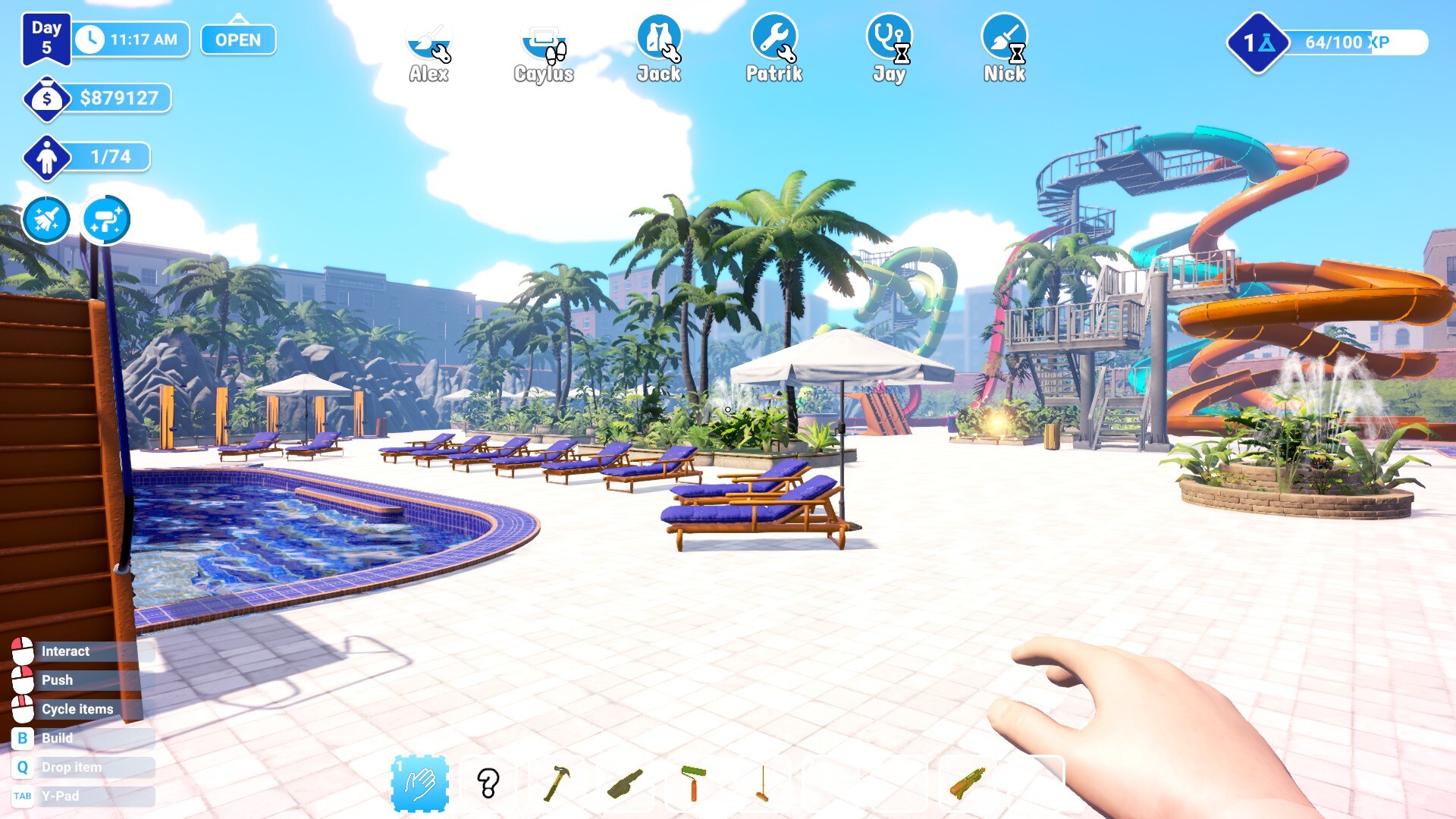 #10. Waterpark Simulator Demo (Steam) โดย: CayPlay