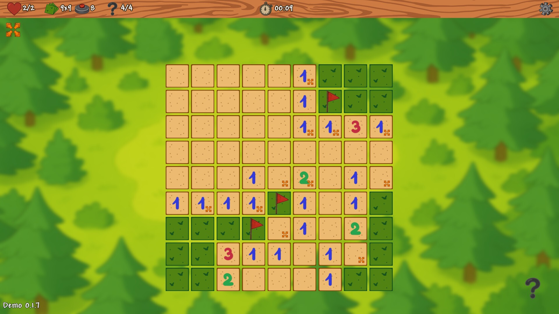 #1. Fields of mine Demo (Steam) 作者: LeafTeam