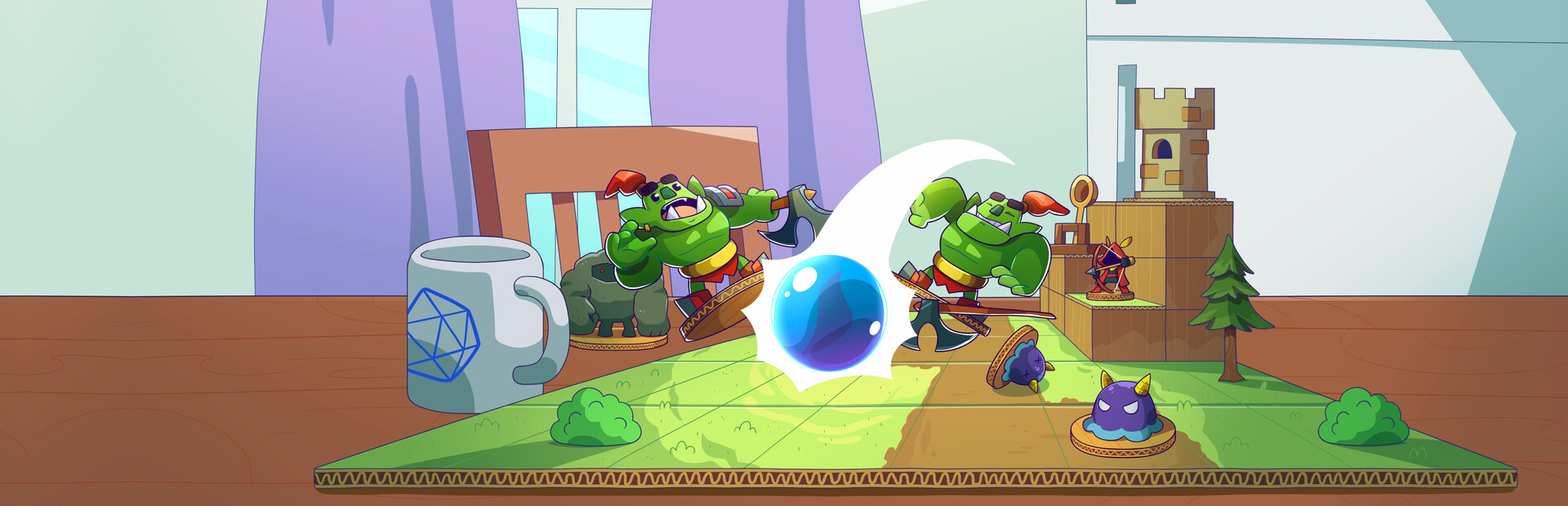 Table Tactics: physics-driven tabletop battles