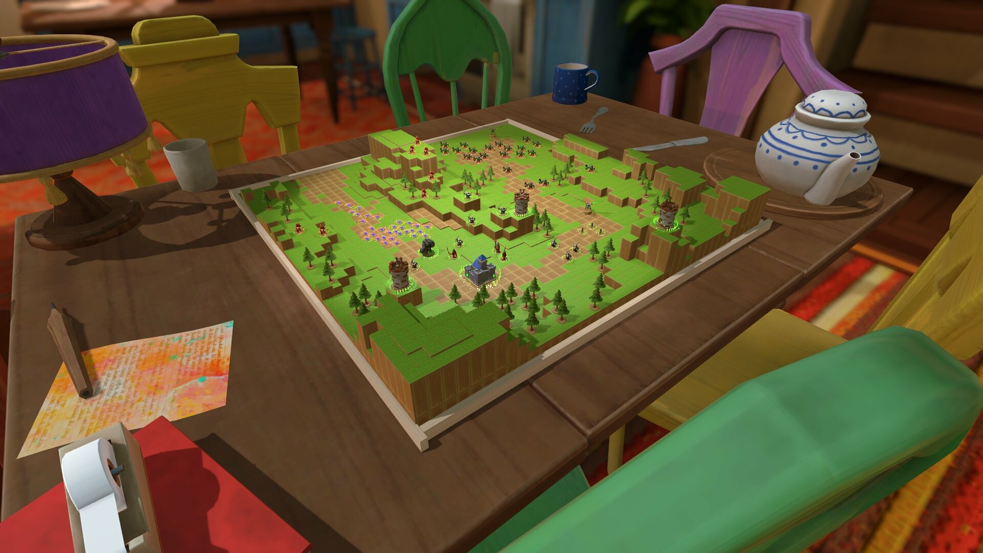 Table Tactics: physics-driven tabletop battles screenshot #2