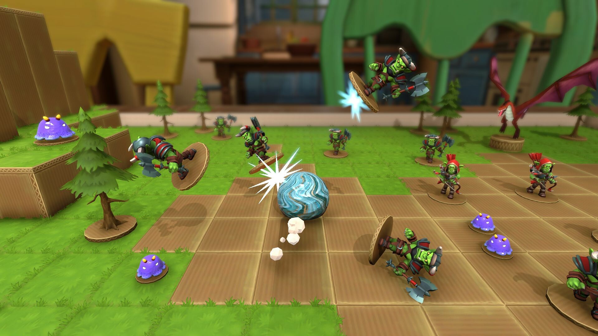Table Tactics: physics-driven tabletop battles screenshot #1