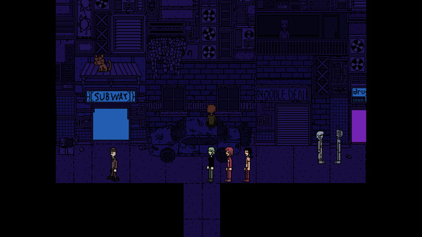Screenshot of hitogata gameplay showing in-action mechanics