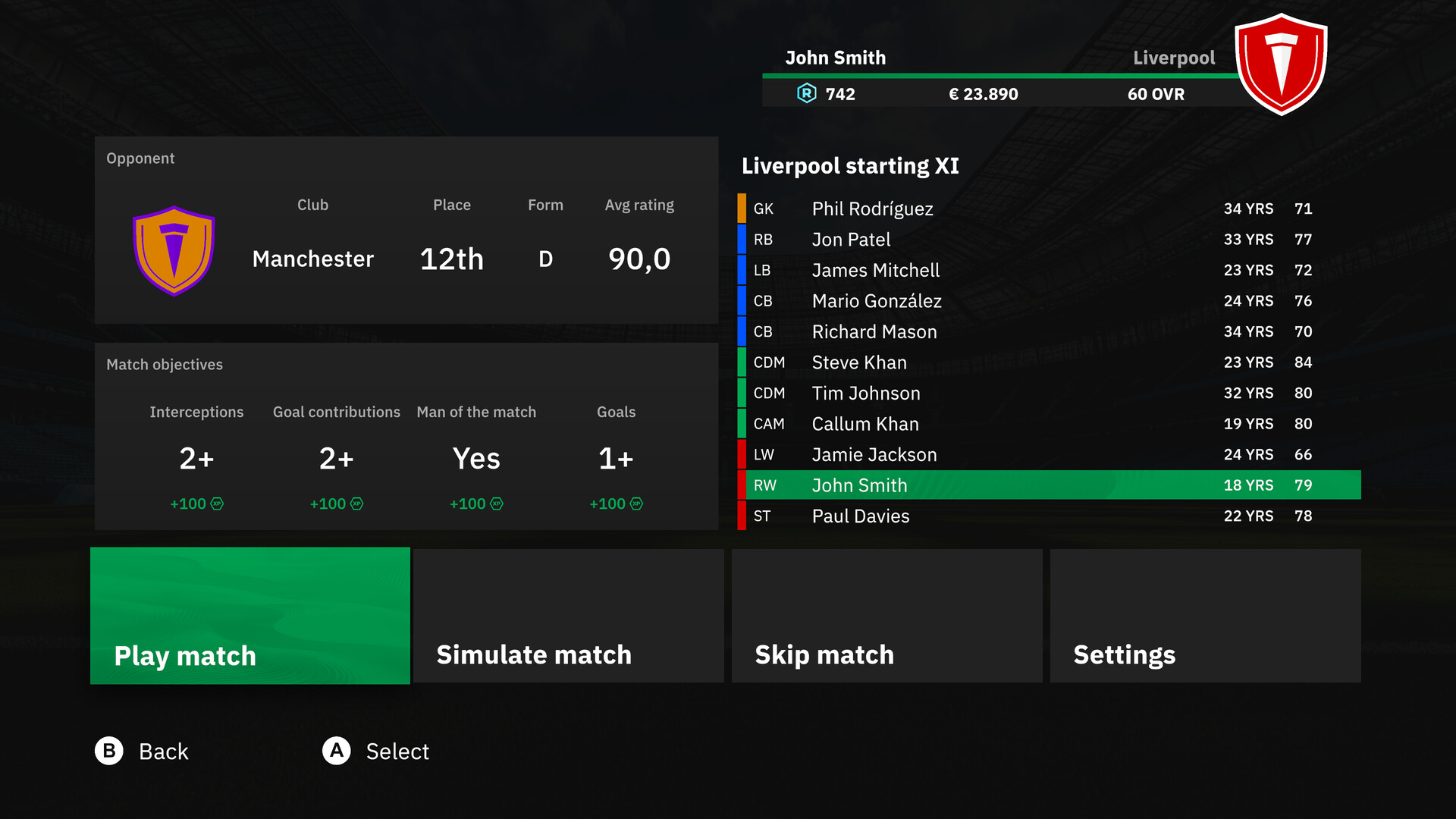 Club Legend screenshot #3