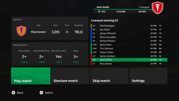 Screenshot 3 of Club Legend - more gameplay footage