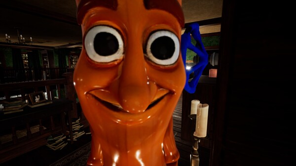 Screenshot of Horror Night with Tung Tung Tung Sahur gameplay showing in-action mechanics