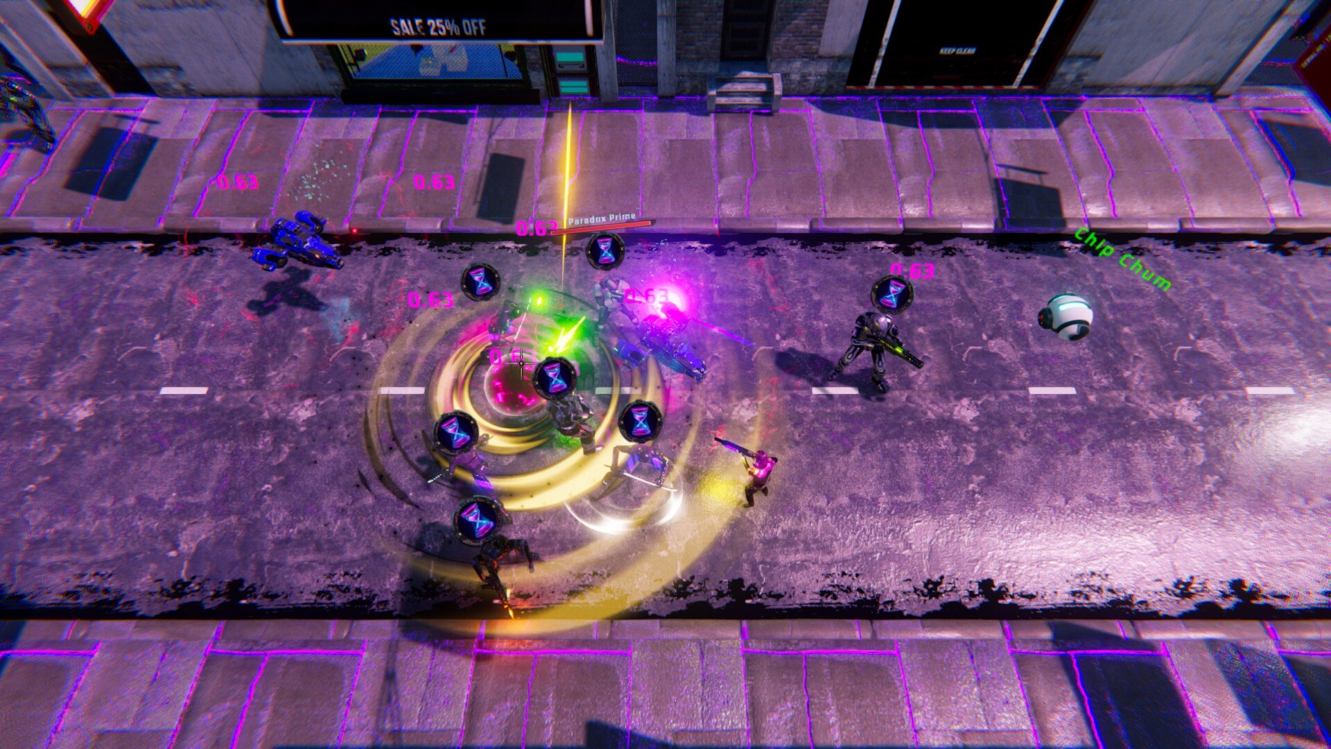 #9. Digital Eclipse: Cyberpunk Survivor (Steam) Podle: Hibernyx