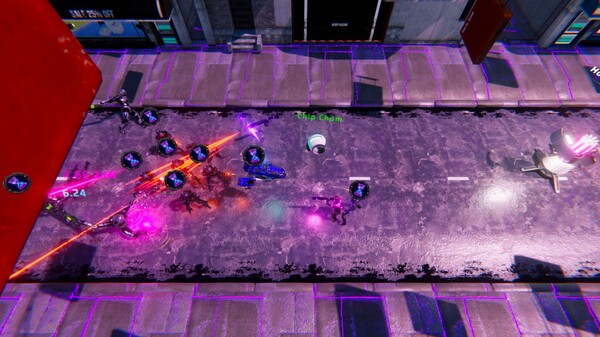 Digital Eclipse: Cyberpunk Survivor game for Linux 1