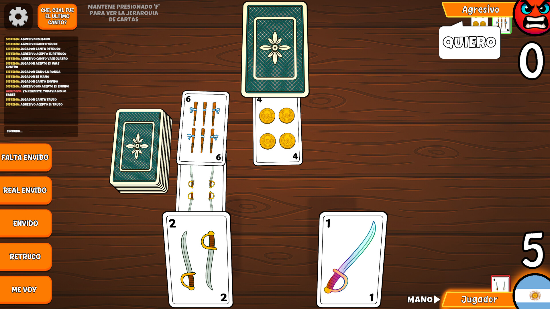 Truco Argentino screenshot #3