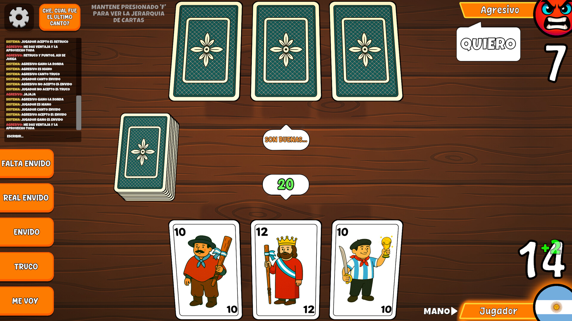 Truco Argentino screenshot #2