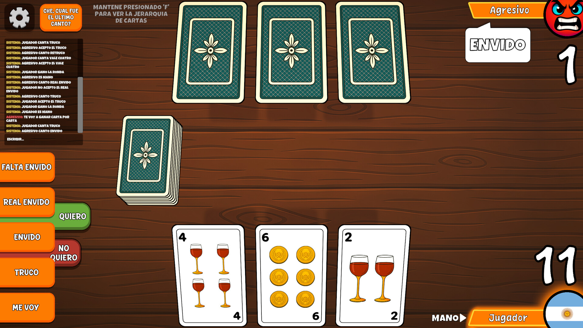 Truco Argentino screenshot #4