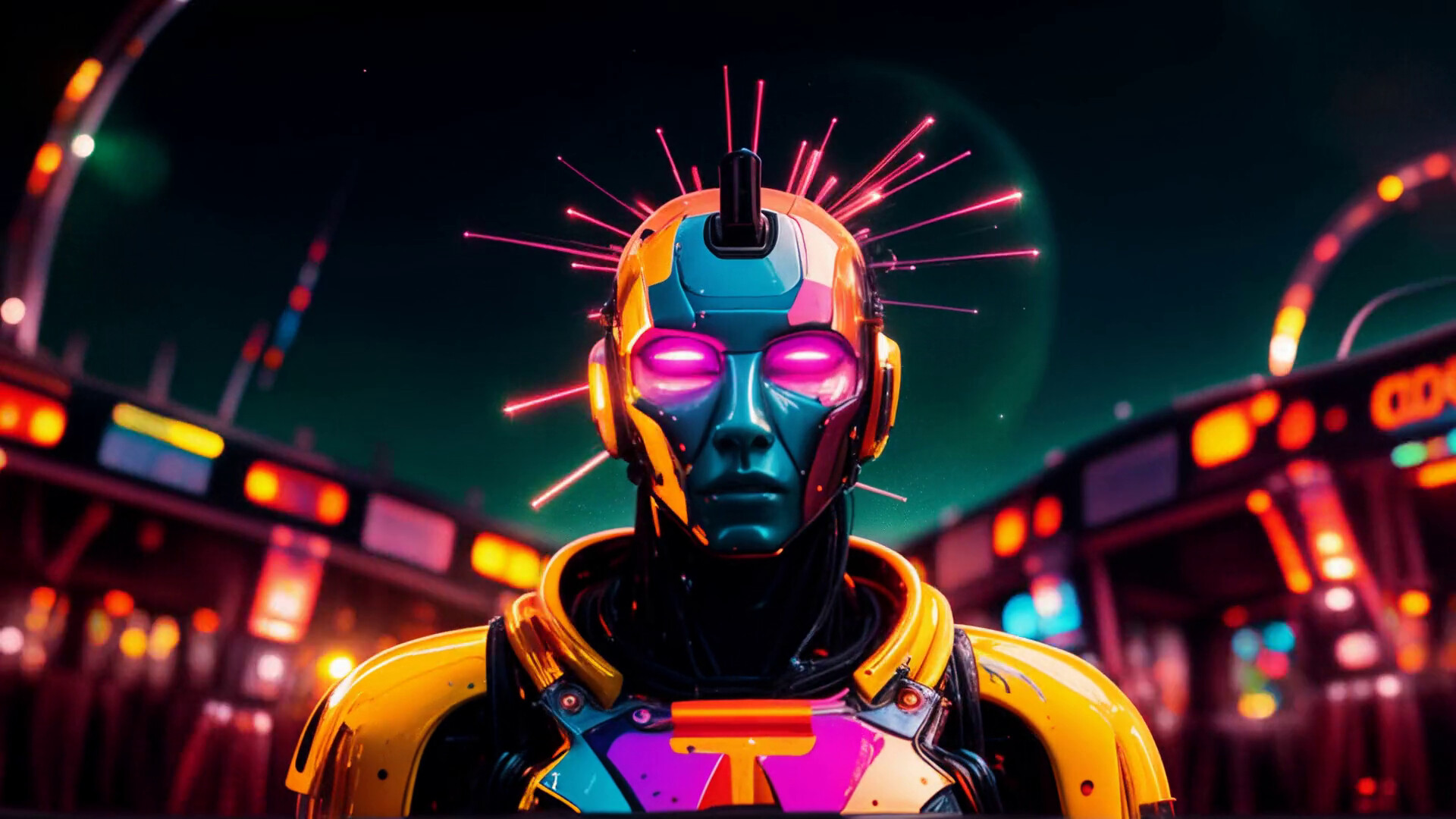 #7. AI-VJ - Robots 2 Visuals (Steam) 由: Intuition Technology