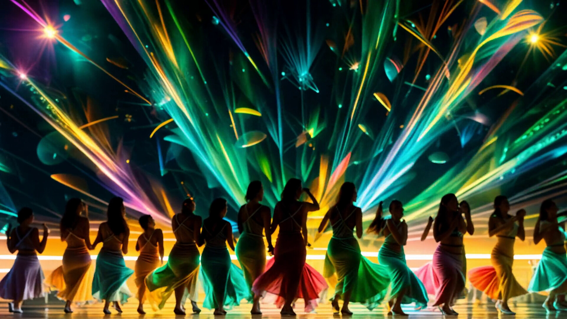 AI-VJ - Dancing Crowds Visuals Featured Screenshot #1