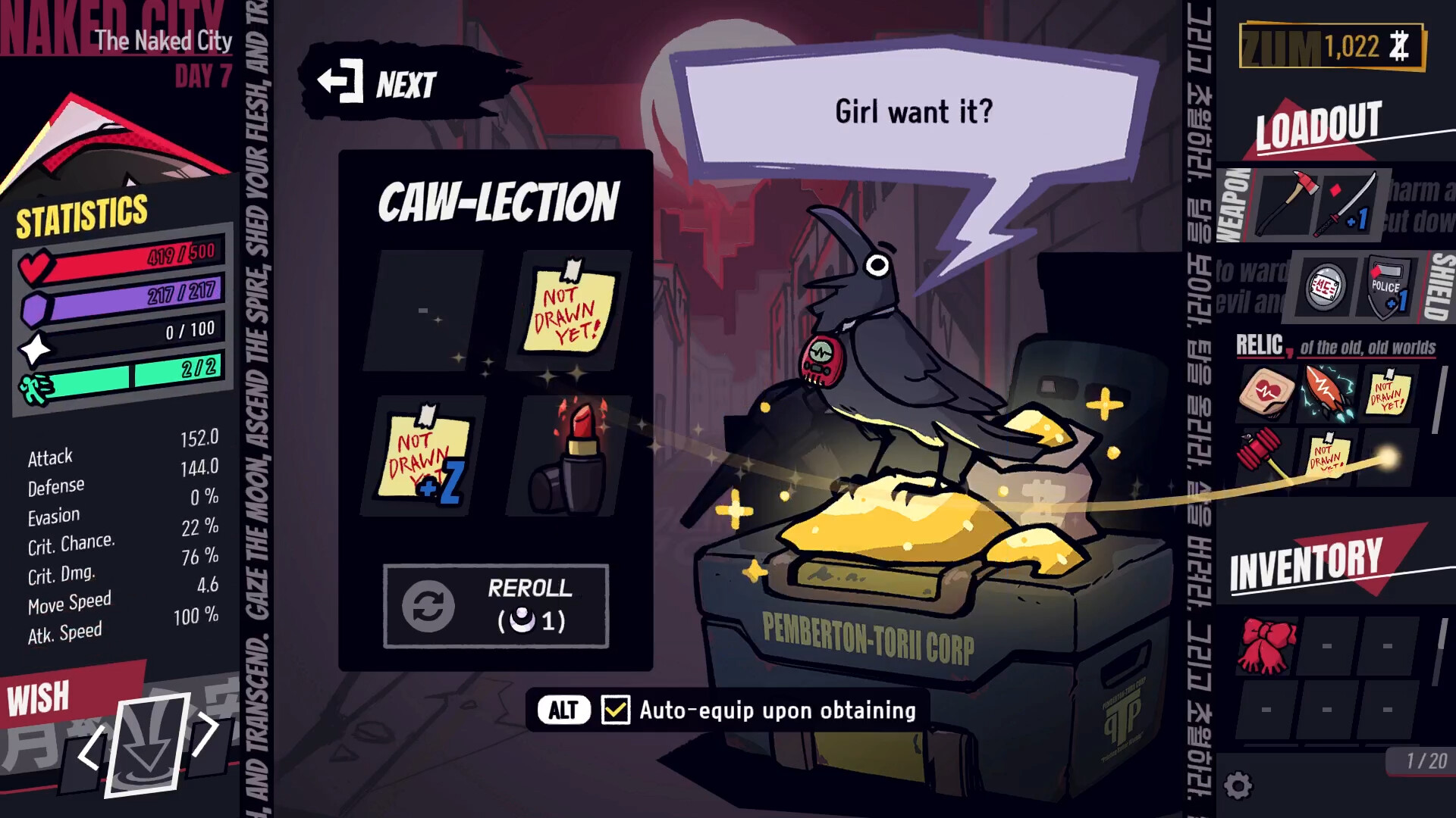 Lunaraxia: Magpie Sings of the World's End screenshot #3