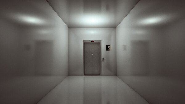 Screenshot of 寄生エレベーター gameplay showing in-action mechanics