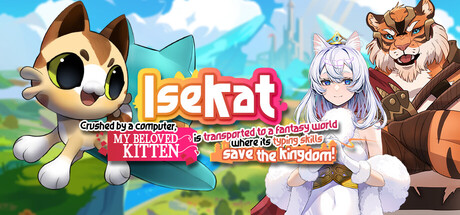 Isekat: Crushed by a Computer, My Beloved Kitten is Transported to a Fantasy World where its Typing Skills Save the Kingdom! - similar tags to Glyphica: Typing Survival from another developer