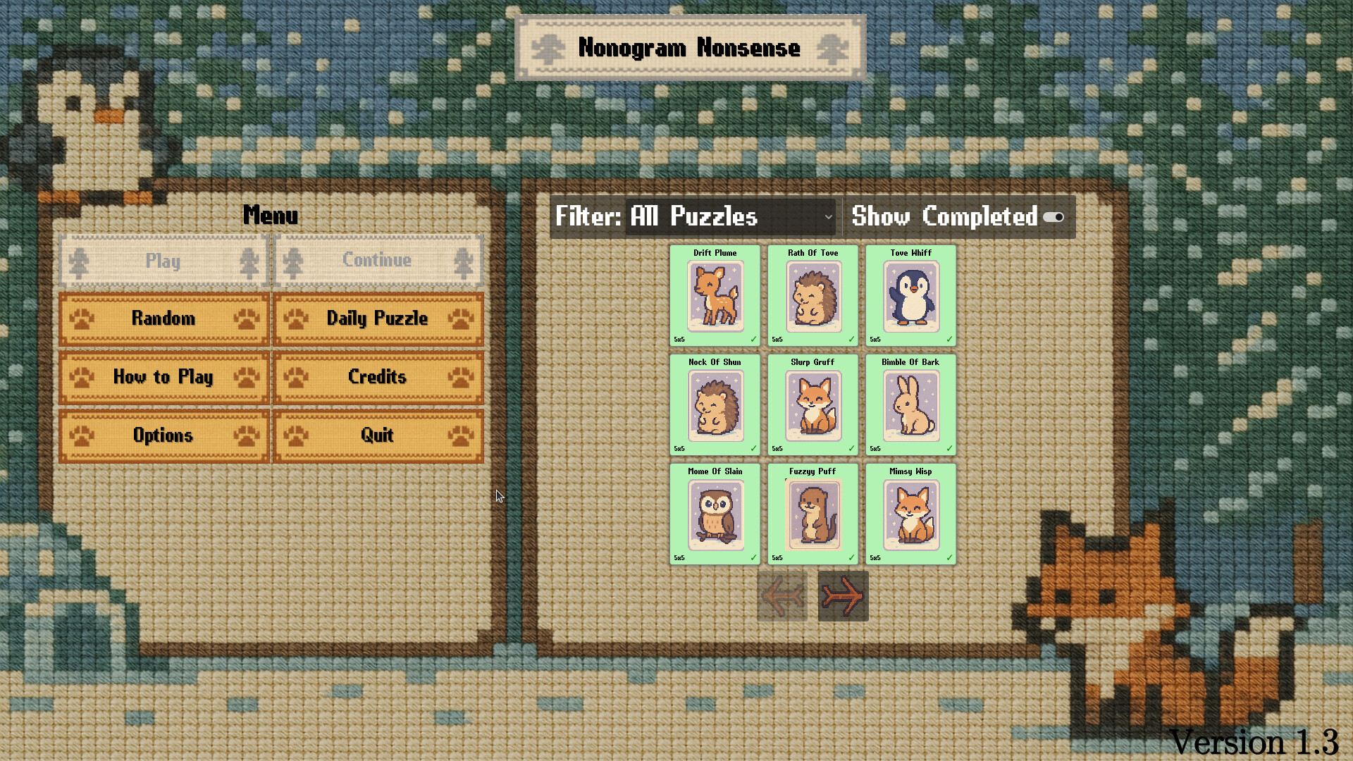 #3. Nonogram Nonsense (Steam) Podle: Computer Wizard Games