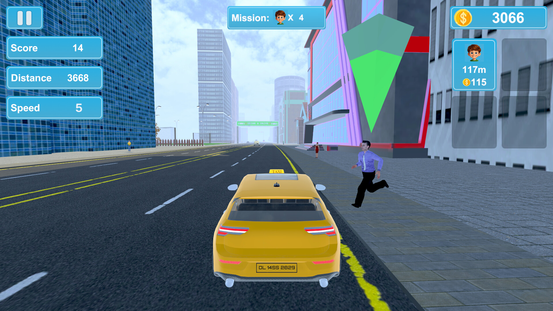 #2. City Taxi Mission (Steam) De: Instant Games Studio