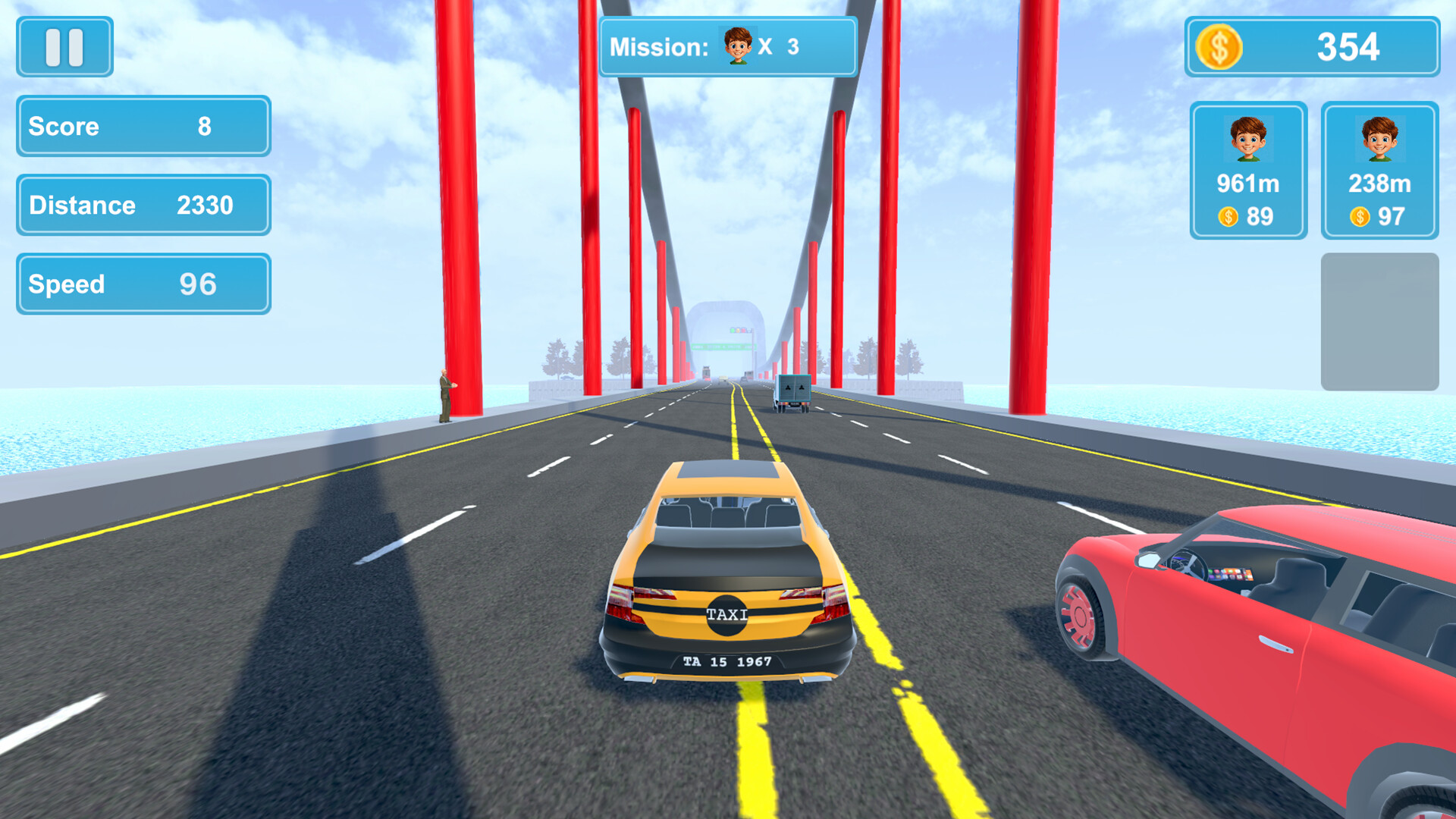 #1. City Taxi Mission (Steam) De: Instant Games Studio