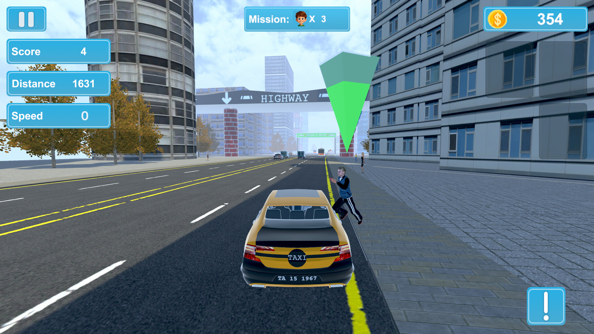 #10. City Taxi Mission (Steam) De: Instant Games Studio
