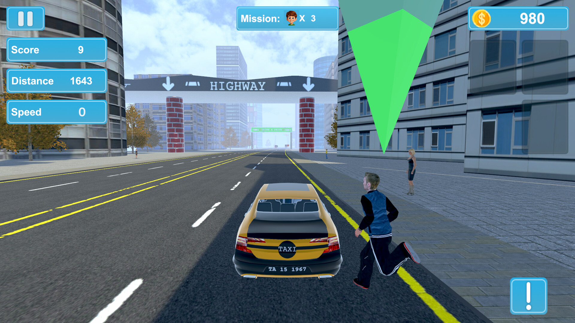 #3. City Taxi Mission (Steam) De: Instant Games Studio