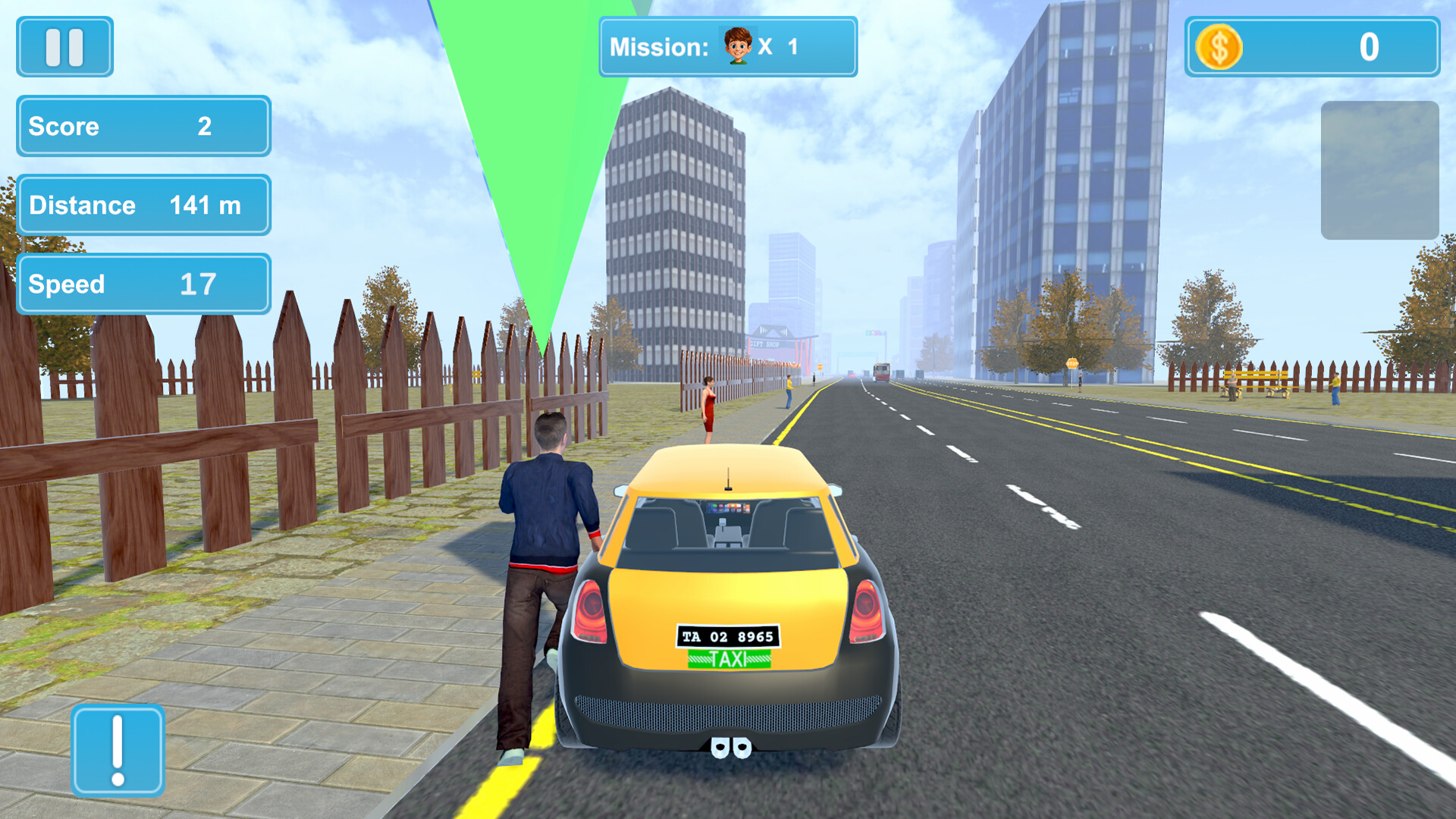 #6. City Taxi Mission (Steam) De: Instant Games Studio