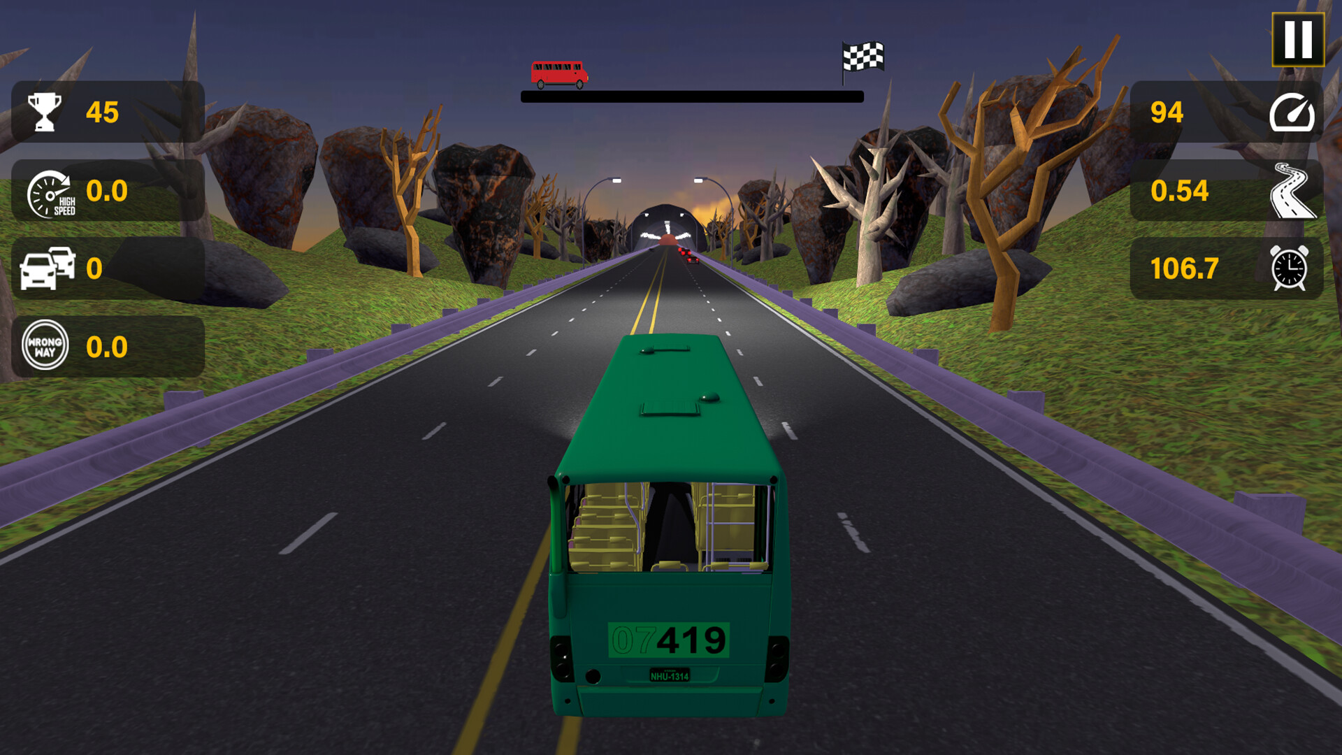 #2. Highway Bus Rush (Steam) 由: Instant Games Studio