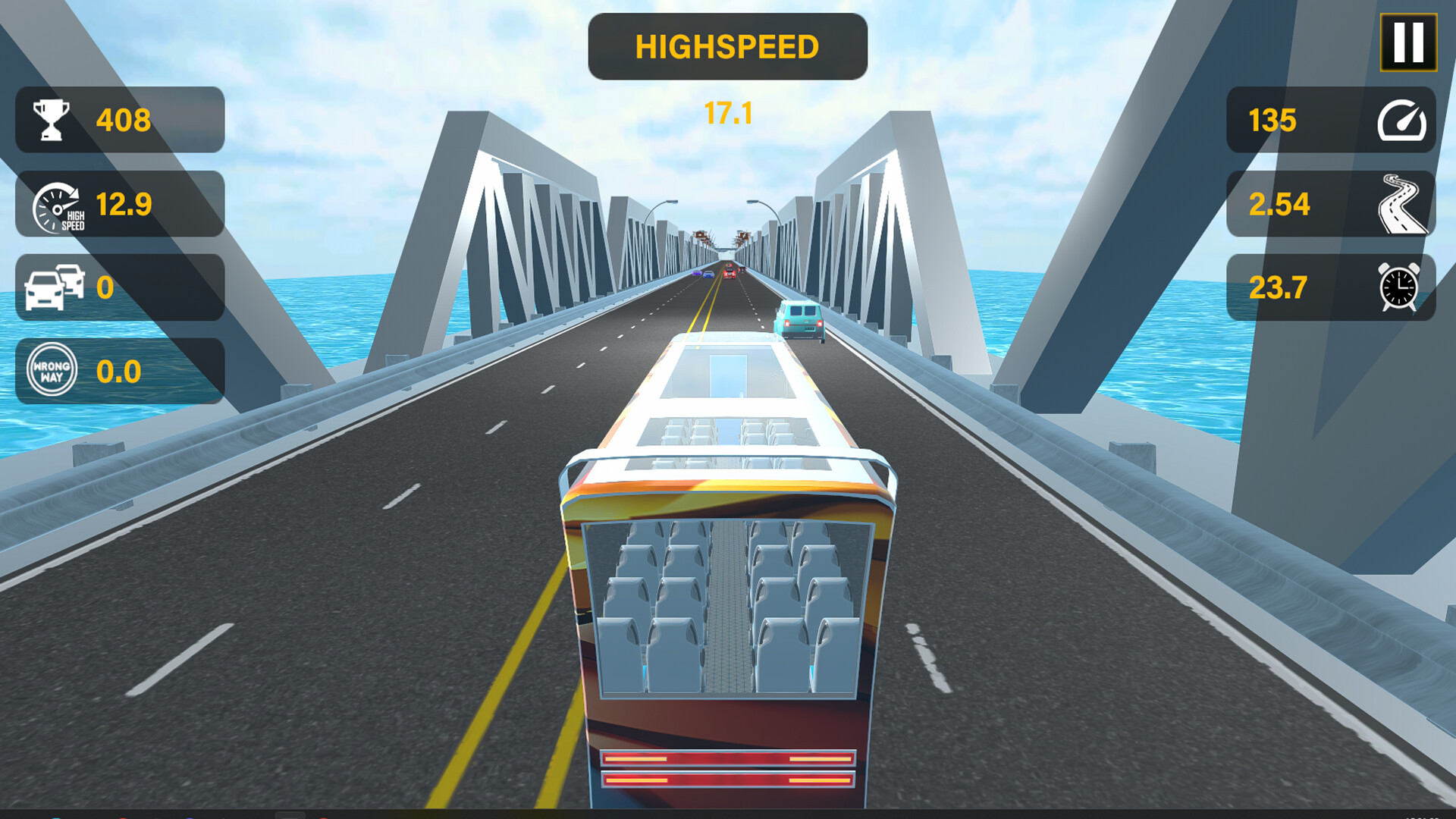 #4. Highway Bus Rush (Steam) 由: Instant Games Studio