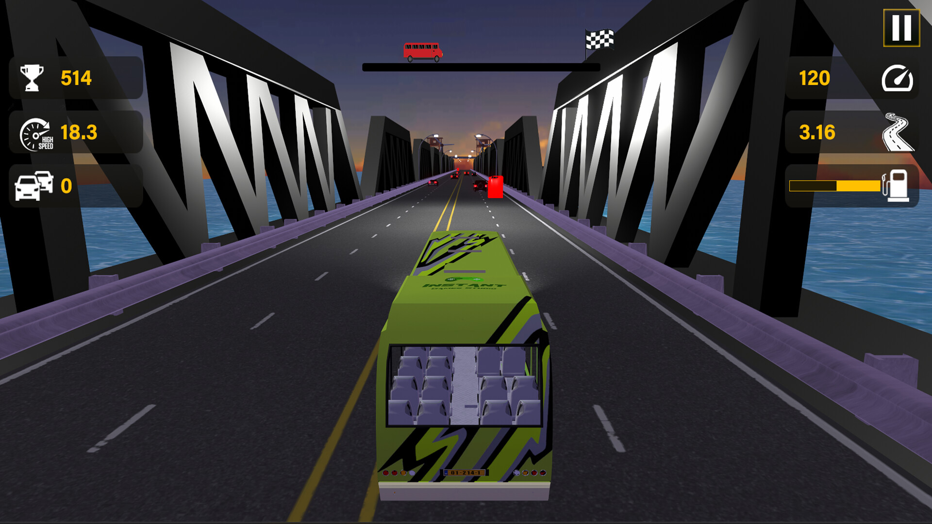 #5. Highway Bus Rush (Steam) 由: Instant Games Studio