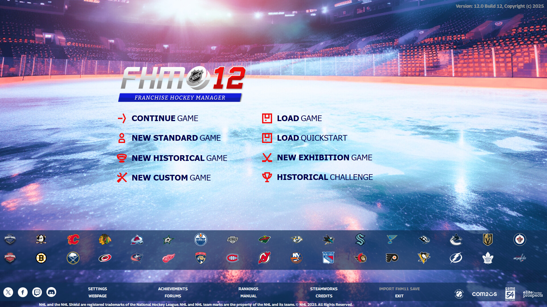 Franchise Hockey Manager 12