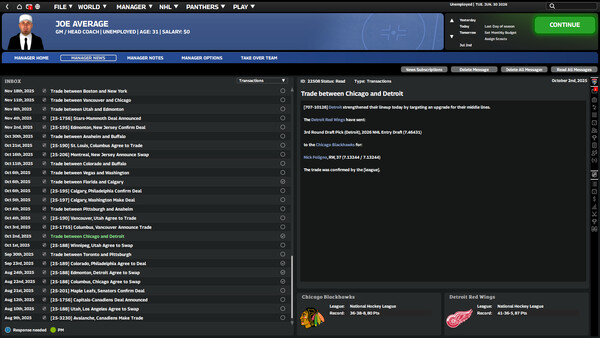 Franchise Hockey Manager 12.