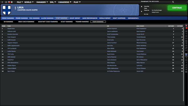 Franchise Hockey Manager 12.