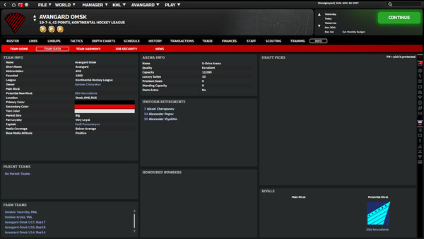 Скриншот из Franchise Hockey Manager 12