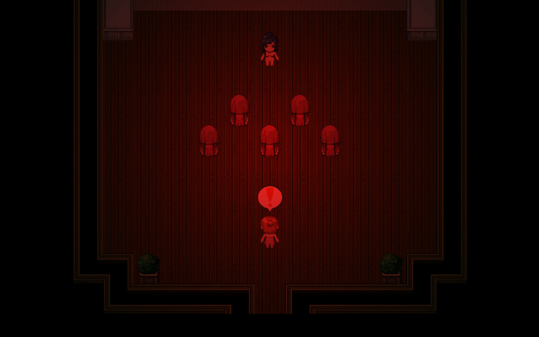 Valse Des Fleurs: Horror RPG Maker Game Demo scene