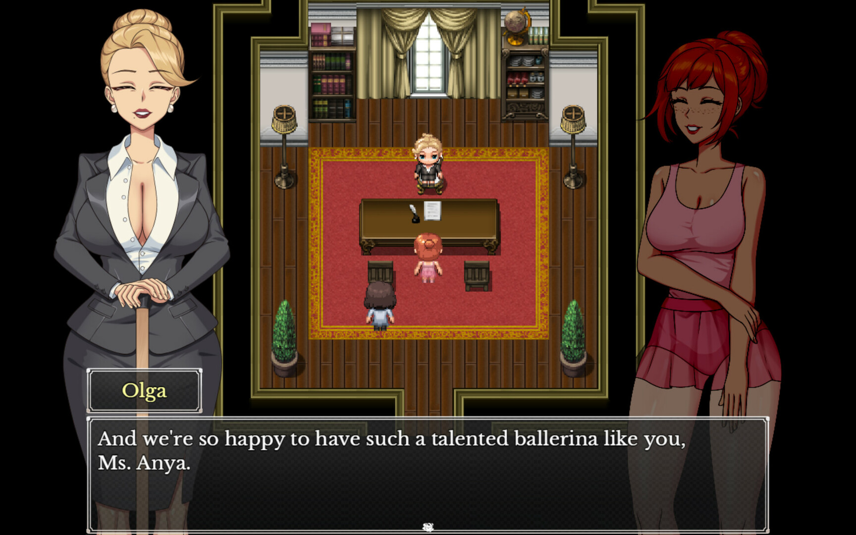 Valse Des Fleurs: Horror RPG Maker Game Demo scene