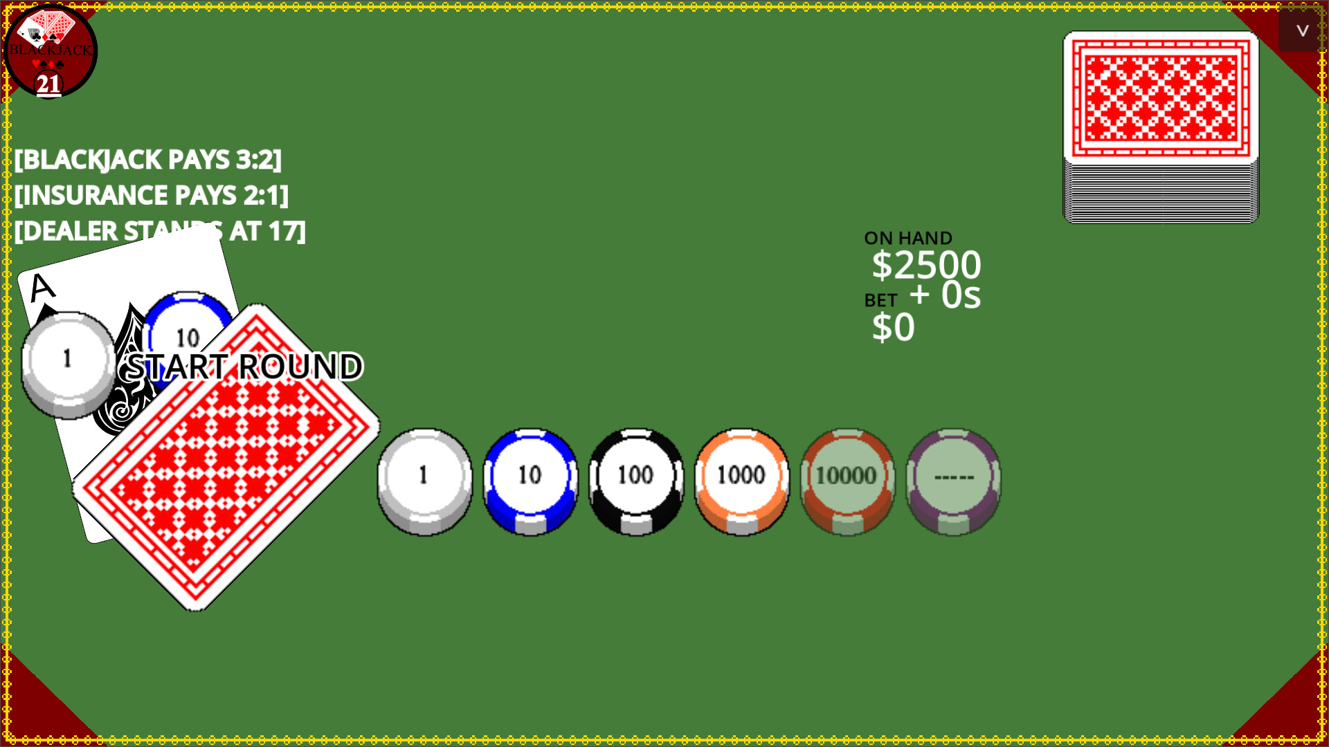 Blackjack Simple screenshot #11