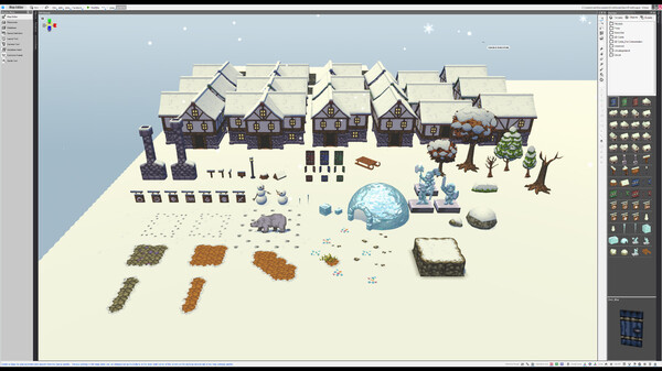 RPG Developer Bakin PixelScapes Winter Pack