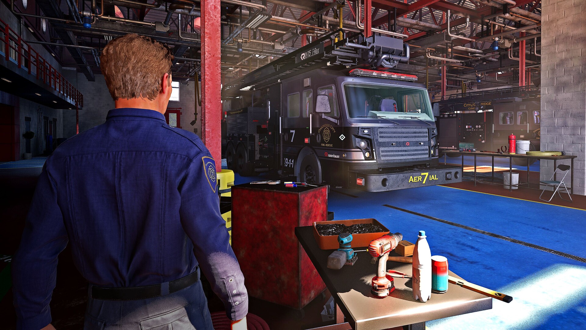 Firefighting Simulator: Ignite - Blackout Truck Edition Skins DLC PC gameplay screenshot 11 of 11