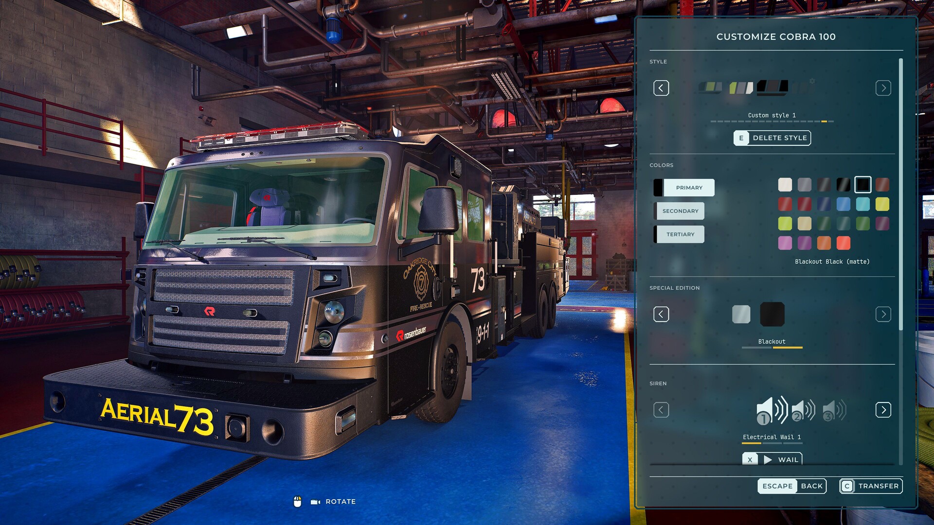 Firefighting Simulator: Ignite - Blackout Truck Edition Skins DLC Featured Screenshot #1