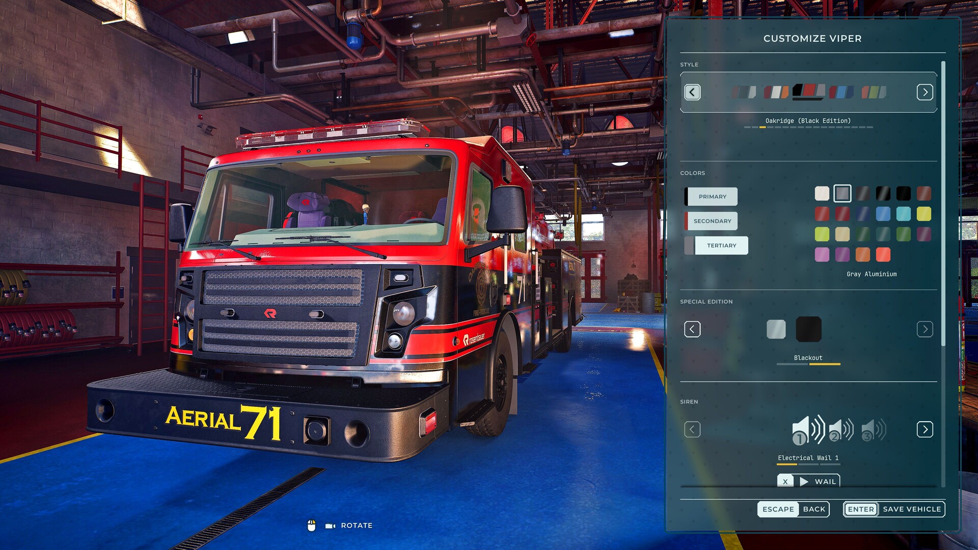 #4. Firefighting Simulator: Ignite - Blackout Truck Edition Skins DLC (Steam) Por: astragon Entertainment