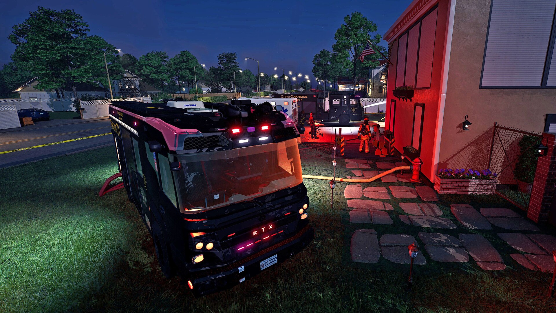 Firefighting Simulator: Ignite - Blackout Truck Edition Skins DLC Screenshot Thumbnail 7