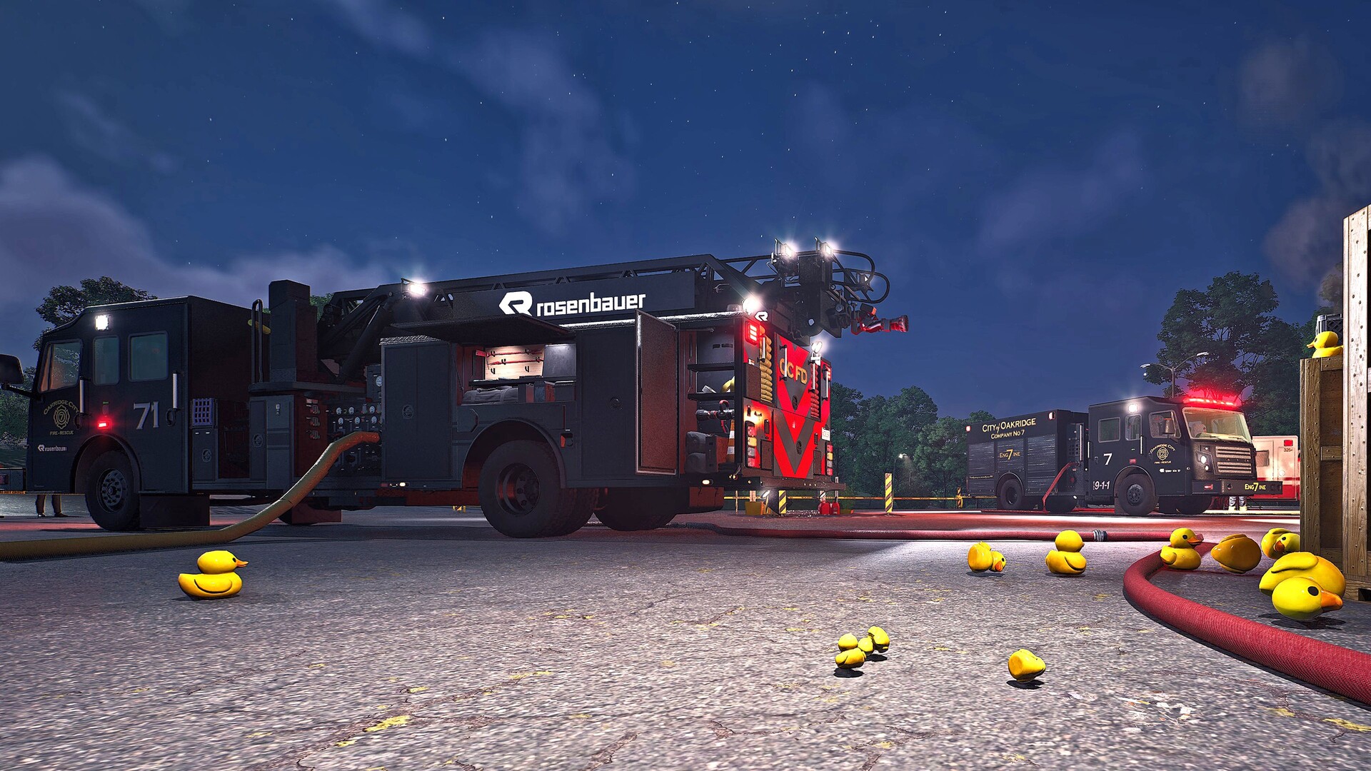 Firefighting Simulator: Ignite - Blackout Truck Edition Skins DLC Screenshot Thumbnail 8