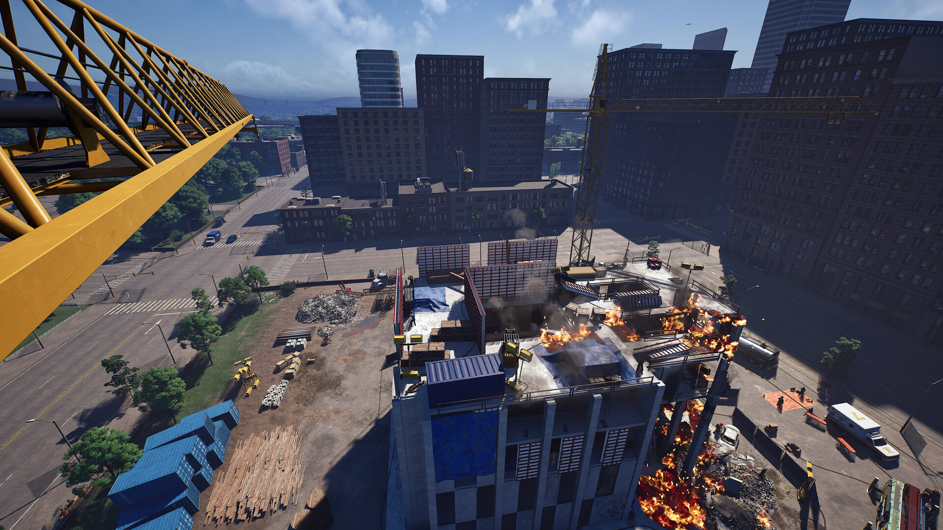Firefighting Simulator: Ignite - Construction Site Mission DLC