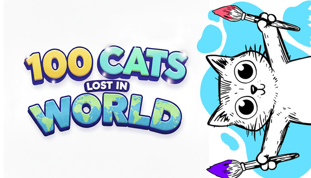 100 Cats Lost In World Find &amp; Color