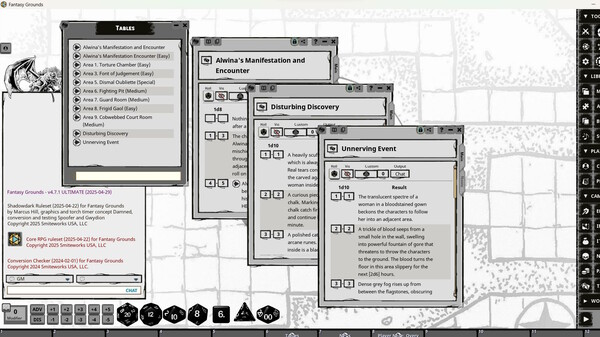 Fantasy Grounds - Dismal Oubliette for Shadowdark RPG
