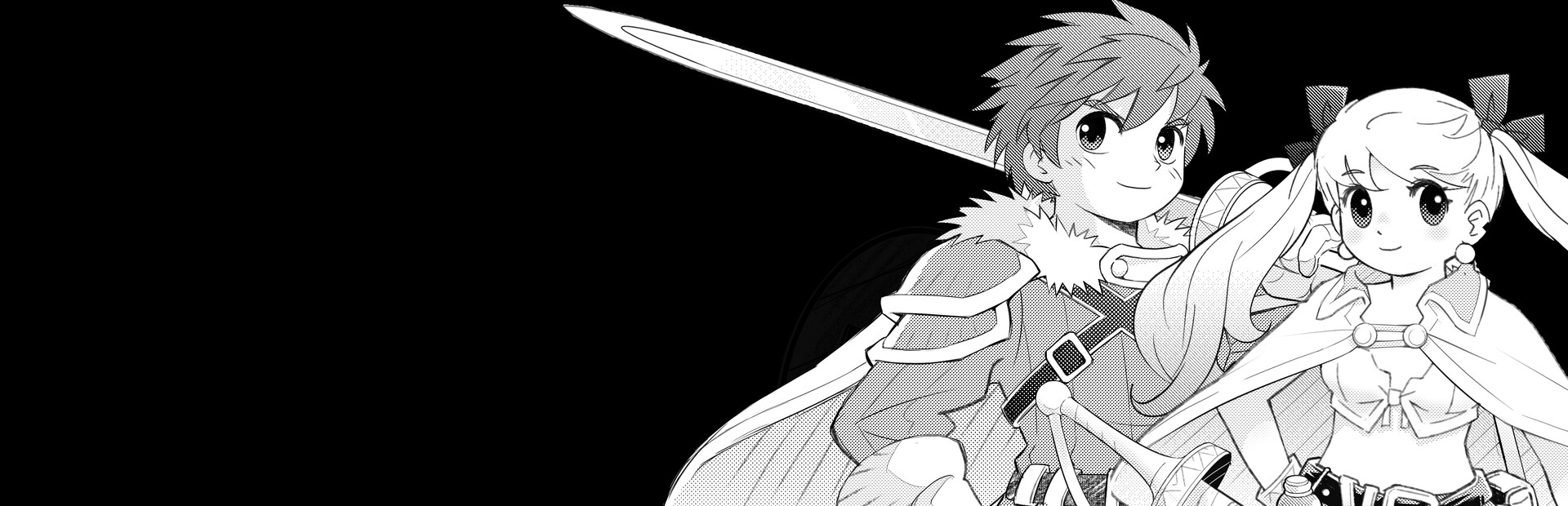Monochrome Echoes - black -