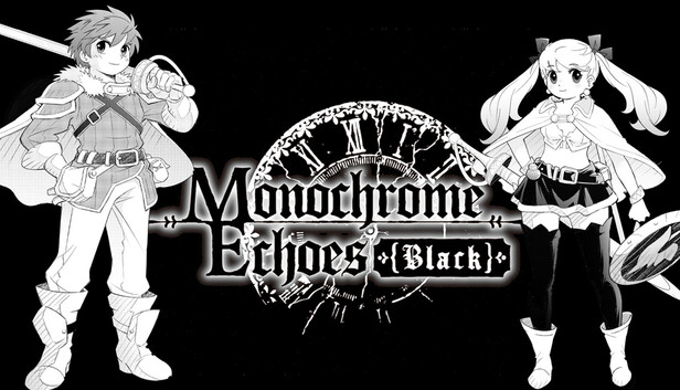 Monochrome Echoes - black -