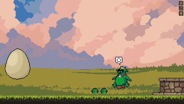 Screenshot of The Great Hatch gameplay showing in-action mechanics