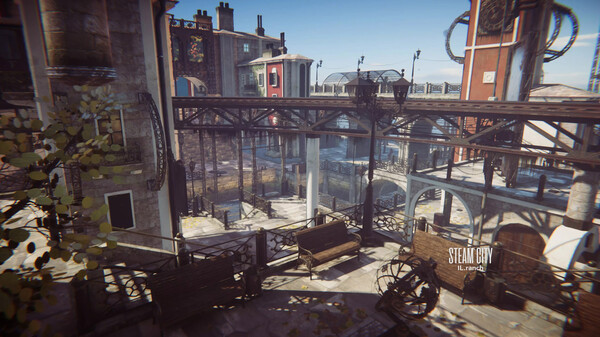 3D PUZZLE - Steampunk City game for Linux 1