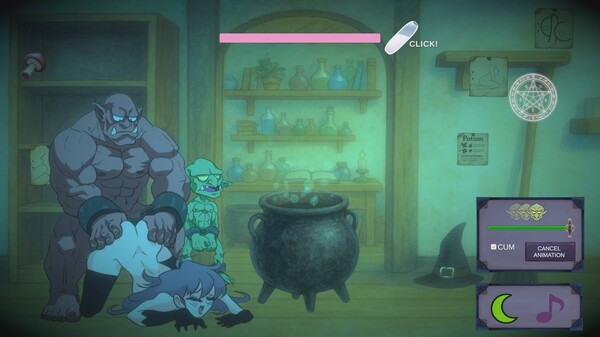 Скриншот из Witch’s Seed: Goblin Slave Alchemy