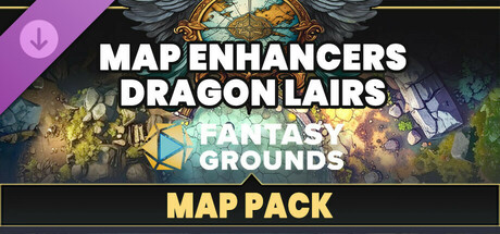 Fantasy Grounds - FG Map Enhancers Dragon Lairs cover art
